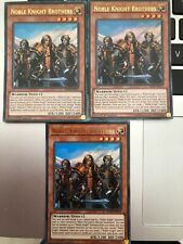 Yugioh Noble Knight Brothers BLRR-EN072 Ultra Rare 1st Edition NM x3 picture
