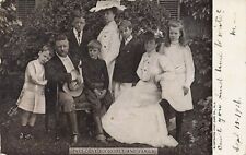 President Theodore Roosevelt and his Family, Very Early Postcard, Used in 1906 picture