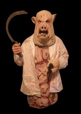 Scary Swine Flu Butcher Halloween Costume picture