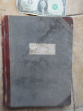 GREAT ONE  OF A KIND NAMED 1899 Antique College Biology Class Note & Sketch Book picture