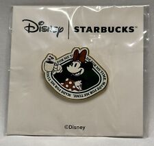 Disney + Starbucks Collectors Minnie Mouse Pin “Made For Me Time” picture