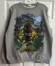 VTG 90’s Walt Disney World Countdown To Extinction Dinosaur Sweatshirt Size XL picture