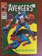 AVENGERS, #56 Death Be Not Proud9.0 VF VG picture