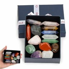 14PCS Natural Obelisk Quartz Crystal Meditation Stone Therapy Tower Double Point picture