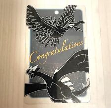 Pokemon Center 2009 Congratulation Card Plate Ho-Oh & Lugia Not for Sale Limited picture