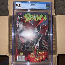 Spawn #8 Newsstand Edition Image Comics 1993 CGC 9.8 Vindicator Appearance picture