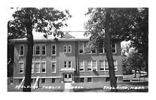 RPPC Exterior View Spalding Public School, Nebraska, Real Photo Postcard Kodak picture