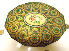 1920's CARR'S British Assorted Biscuit Tin-Mosaic design picture