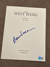 AARON SORKIN SIGNED AUTOGRAPH SCRIPT THE WEST WING SHEEN BECKETT BAS AUTO COA picture