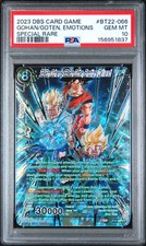 2023 SPECIAL RARE SS SON GOHAN & SS SON GOTEN, EMOTIONS DELIVERED PSA 10 picture