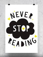 Never Stop Reading Poster -Image by Shutterstock picture