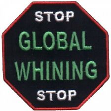 Motorcycle Jacket Patch - Stop Global Whining picture