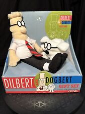 🌴 Dilbert and Dogbert Gift Set by Gund Stuffed Plush Dolls Collectible NEW picture