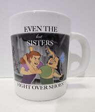 Disney Meme Even Sisters Fight Over Shoes Coffee Mug Cinderella picture