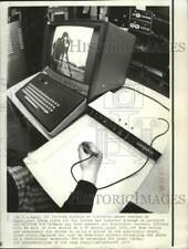 1973 Press Photo Associated Press - Computer for Picture Storage and Captioning picture