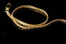 VINTAGE WHEAT LINK 14K YELLOW GOLD CHAIN BRACELET  GLM picture