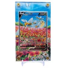 1PCS Beedrill 161/189 Pokémon Expansion Card Illustration Holder Collection picture