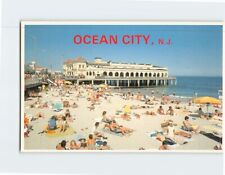 Postcard Beach Scene Ocean City New Jersey USA picture