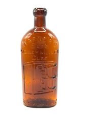 Rare A 5 Amber Bottle Warners Safe Kidney & Liver Cure Rochester NY picture