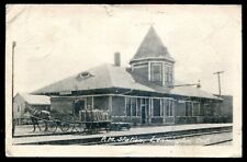 LEAMINGTON Ontario Postcard 1923 Train Station picture