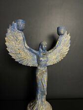 ISIS goddess of healing and magic as a candle holder with wings of protection picture