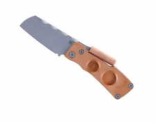 Midgards Messer Friction Folder Double Cut Cigar Knife Wood/Copper Handle MMFF picture