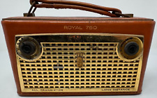 VINTAGE ZENITH ROYAL 750 ALL TRANSISTOR LONG DISTANCE AM RADIO picture