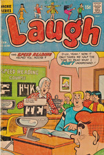 LAUGH #239  SPEED READING COVER  ARCHIE  1971 picture