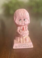 6” Russ Berrie Happy Birthday Girl Pink MADE IN USA 1972 picture