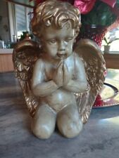 Vintage Ceramic Resin Praying Cherub Angel Estate Collectable 8