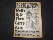 1966 DECEMBER 5 MIDNIGHT NEWSPAPER - NAILS SPIKE THRU GIRL'S ARM - NP 7371 picture