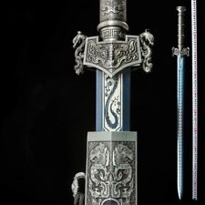 The top ten famous swords of Longquan Han Sword, handcrafted and forged into one picture