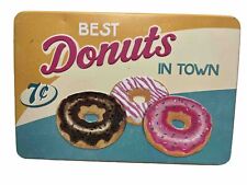 Donuts Nostalgic Art Made in Berlin EMPTY Collectible Tin Storage Container picture