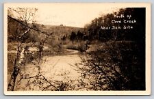 Cove Creek Dam Site Clinch River PM Clinton Tennessee c1930 Real Photo RPPC picture