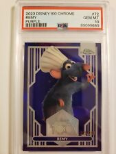 2023 Topps Remy Chrome Disney 100 Years Of Wonder Purple #225/299 #72 PSA 10 GEM picture