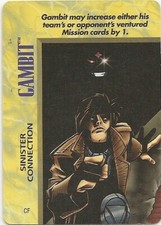 Marvel OVERPOWER IQ Gambit Sinister Connection special picture