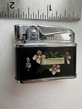 Vintage SUPREME SMC Violets Floral Design Ladies Woman's Lighter Zippo 1.5