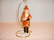 Japanese Christmas Putz Spun Cotton Clay Face Santa Ornament - Japan picture