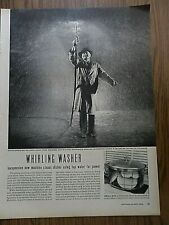 1947 Article Ad  Whirling Dishwasher New Machine Cleans Dishes using Tap Water picture