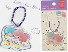 1PC Daiso Sanrio Little Twin Stars Acrylic Keyholder Keychain New in Packing picture