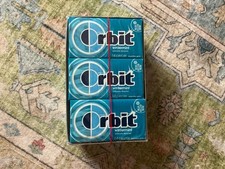 12 Orbit WINTERMINT Chewing Gum Collector Packs. HTF/Discontinued/BB-2011 picture