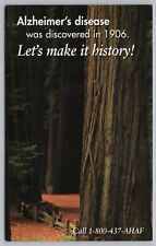 Advertising~Alzheimer's Disease~Forest Scene~Continental Postcard picture