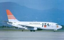 JTA Japan Transocean Air Boeing 737-200 JA8250 @ Kagoshima 1999 - postcard picture