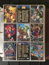 1992 MARVEL MASTERPIECES Complete 100 Card Set + 5 Spectra Insert Set, Joe Jusko picture