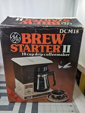 Vintage General Electric 10 Cup Brew Starter Coffee Maker Auto Drip Working GE picture