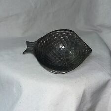Trinket/Candy Dish, Cast Metal,fish Shaped picture