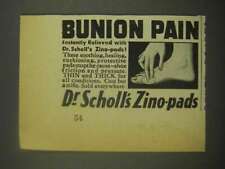 1938 Carter's Zino-Pads Ad - Bunion Pain picture