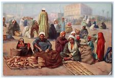 c1910's Egypt, Egyptian Vendors Traditional Dress Unposted Antique Postcard picture