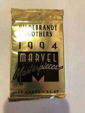 1994 FLEER Marvel Masterpieces Hildebrandt Jumbo Pack Sealed poss Gold Holofoil picture