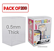 *PACK OF 200* Clear Plastic Protector Cases for Funko Pop 4